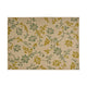 Ira Area Rug, Floral Details, 5 x 7 Power Loomed Ivory Green Indoor Outdoor By Casagear Home