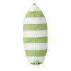 Naed Square Outdoor Throw Pillow Set of 2 18 Inch Green White Stripes By Casagear Home BM321286