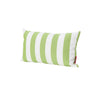 Naed Rectangular Outdoor Throw Pillow Set of 2 Green and White Stripes By Casagear Home BM321288