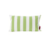 Naed Rectangular Outdoor Throw Pillow Set of 2, Green and White Stripes By Casagear Home