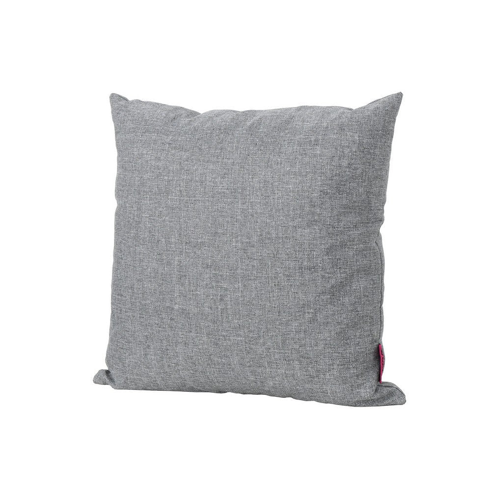 Naed Square Outdoor Throw Pillow Set of 2 18 Inch Gray Water Resistant By Casagear Home BM321293