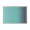 Dian Area Rug, 5 x 7, Power Loom, Ivory Blue Ombre Patterns, Indoor Outdoor By Casagear Home