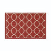 Dian Area Rug, 3 x 5, Power Loom, Ivory Trellis Details, Red Indoor Outdoor By Casagear Home