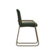 Suze Counter Height Chair Arch Back Gold Iron Olive Green Polyester By Casagear Home BM321484