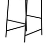 Revee Barstool Chair Black Iron Frame Water-Resistant Beige Polyester By Casagear Home BM321512
