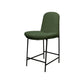 Revee Counter Height Chair Iron Water-Resistant Olive Green Polyester By Casagear Home BM321514