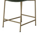 Revee Counter Height Chair Iron Water-Resistant Olive Green Polyester By Casagear Home BM321514