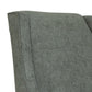 Tyna Accent Chair 2 Bolster Pillows Black Iron Olive Green Polyester By Casagear Home BM321529