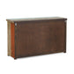 Ryna Sideboard Console 3 Drawer 3 Door 59 Inch Boatwood Style Brown Wood By Casagear Home BM321600