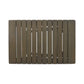 Kyre Outdoor Side Table Foldable Slatted 23 Inch Neutral Gray Acacia Wood By Casagear Home BM321696