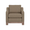 Sama Accent Armchair Back Pillow Light Brown Polyester by Casagear Home