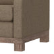 Sama Accent Armchair Back Pillow Light Brown Polyester by Casagear Home