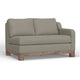Sama RAF Loveseat, 56" Bench Style Solid Wood, Almond Gray by Casagear Home
