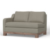 Sama RAF Loveseat 56’’ Bench Style Solid Wood Almond Gray by Casagear Home BM323300