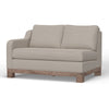 Sama LAF Loveseat 56’’ Bench Style Solid Wood Light Beige by Casagear Home