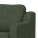 Sama Sofa 2 Accent Pillows 91’’ Solid Wood Olive Green by Casagear Home