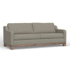 Sama Sofa, 2 Accent Pillows, 91", Solid Wood, Gray Polyester by Casagear Home