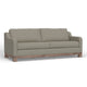 Sama Sofa, 2 Accent Pillows, 91", Solid Wood, Gray Polyester by Casagear Home