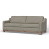 Sama Sofa 2 Accent Pillows 91’’ Solid Wood Gray Polyester by Casagear Home