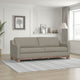 Sama Sofa, 2 Accent Pillows, 91", Solid Wood, Gray Polyester by Casagear Home
