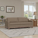 Sama Sofa, 2 Accent Pillows, 91" Bench Style, Light Brown by Casagear Home