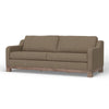 Sama Sofa 2 Accent Pillows 91’’ Solid Wood Light Brown by Casagear Home