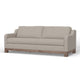 Sama Sofa 2 Accent Pillows 91’’ Bench Style Light Beige by Casagear Home