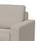 Jeni LAF Modular Loveseat 2 Pillows 58’’ Wood Light Beige by Casagear Home