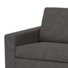 Jeni RAF Modular Loveseat 2 Pillow 58’’ Wood Gray Bench by Casagear Home