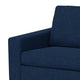 Jeni RAF Modular Loveseat 2 Pillows 58’’ Wood Navy Blue by Casagear Home