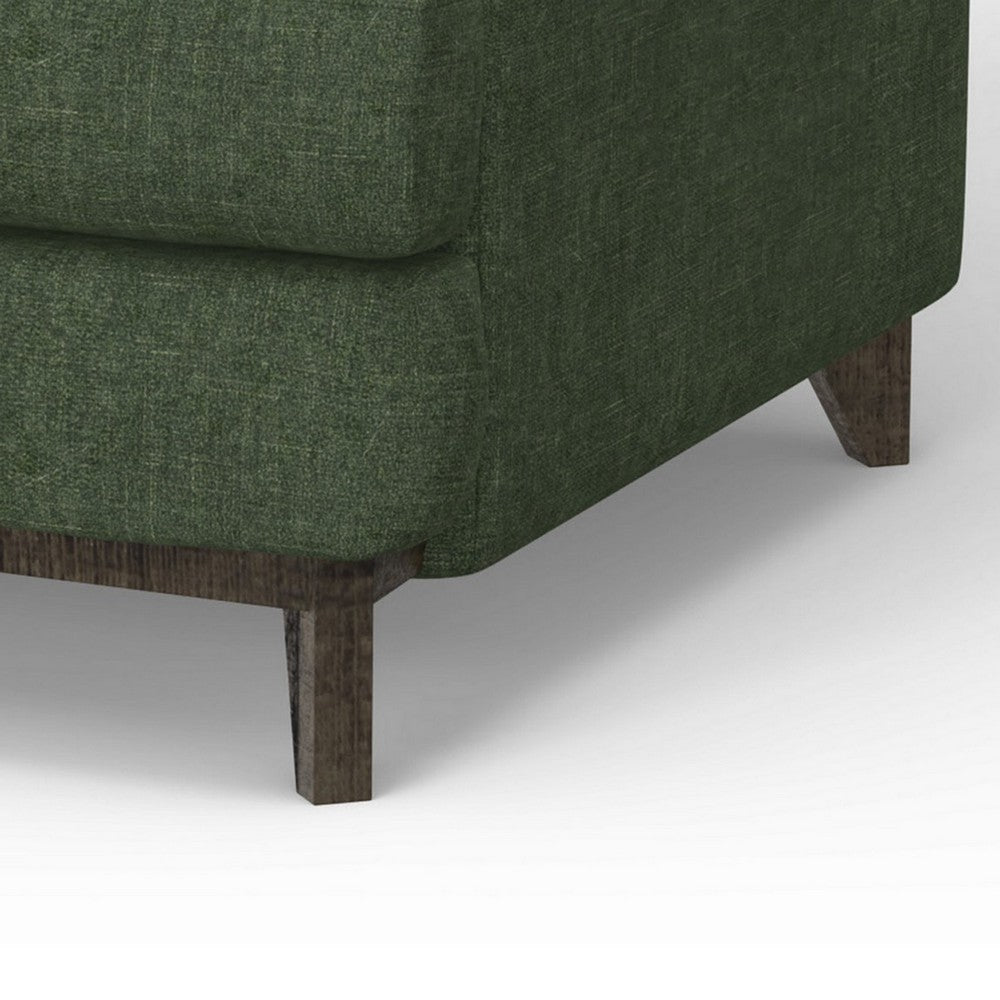 Alfi Accent Chair Classic Style 41’’ Solid Wood Olive Green by Casagear Home