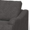 Alfi Accent Chair 41’’ Solid Pine Wood Light Gray Polyester by Casagear Home