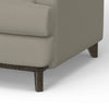 Alfi Accent Chair 41’’ Solid Wood Almond Gray Polyester by Casagear Home
