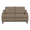 Alfi Loveseat Classic Style Details Solid Wood Brown by Casagear Home BM323342