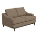 Alfi Loveseat Classic Style Details Solid Wood Brown by Casagear Home BM323342