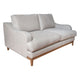 Alfi Loveseat Classic Style Details Solid Wood Beige by Casagear Home BM323343