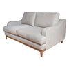 Alfi Loveseat Classic Style Details Solid Wood Beige by Casagear Home BM323343