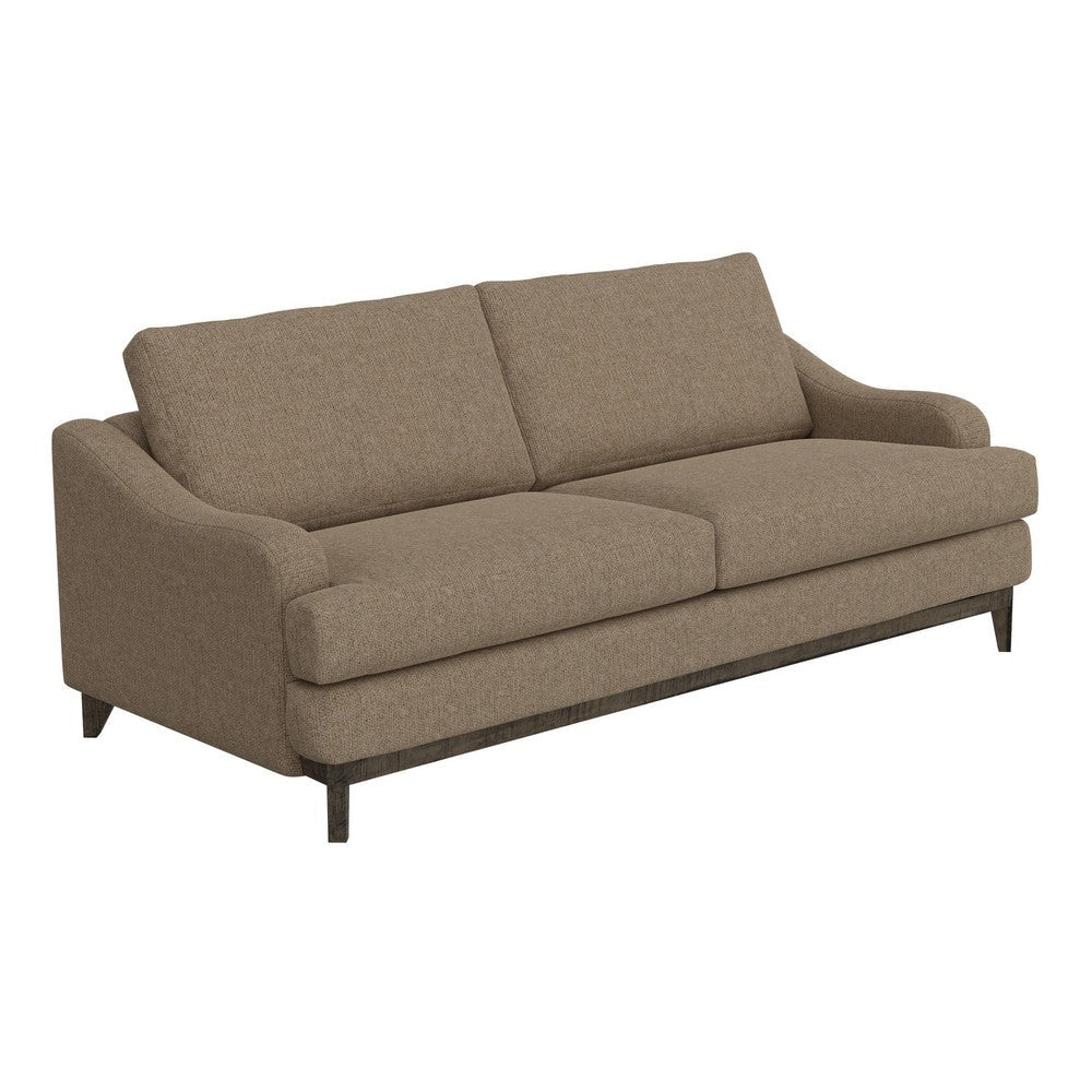 Alfi Sofa 2 Accent Pillows Classic Style Details Brown by Casagear Home