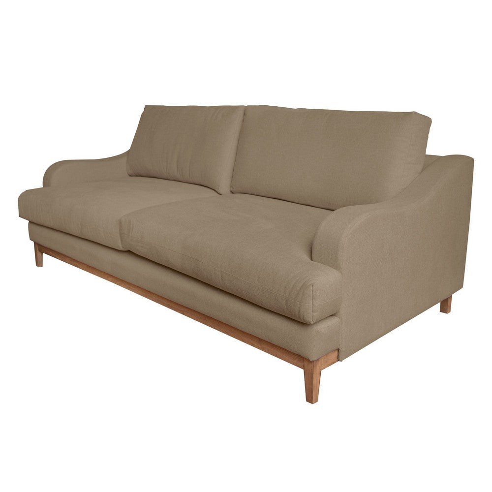 Alfi Sofa 2 Accent Pillows Classic Style Details Brown by Casagear Home