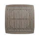 Lexy Outdoor Dining Chair, Square 36" Top, Gray Acacia Wood