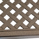 Riley Outdoor Dining Table, Square 61" Glossy Black Metal