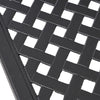 Riley Outdoor Dining Table, Square 61" Matte Black Metal