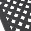 Riley Outdoor Dining Table Square 61 Inch Matte Black Metal Lattice BM323381