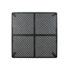 Riley Outdoor Dining Table, Square 61" Matte Black Metal