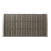 Eoin Outdoor Dining Table, 71" Gray Faux Wood, Metal Frame