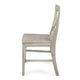 Ricks Dining Chair Set of 2, Light Gray Acacia Wood Frame