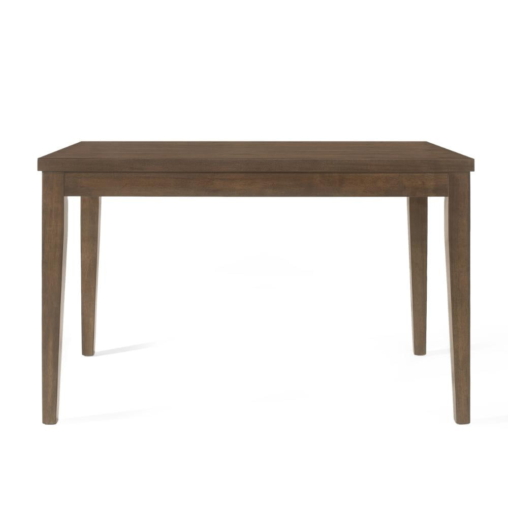 Kiyan Counter Height Dining Table Brown Rubberwood 59 Inch Rectangular BM323415
