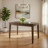 Kiyan Counter Height Dining Table, Brown Rubberwood, 59 Inch Rectangular