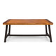 Carls Dining Table, 71" Rectangular Outdoor Light Brown Wood