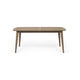 Sumona Outdoor Dining Table, 71-95" Extendable, Brown Wood